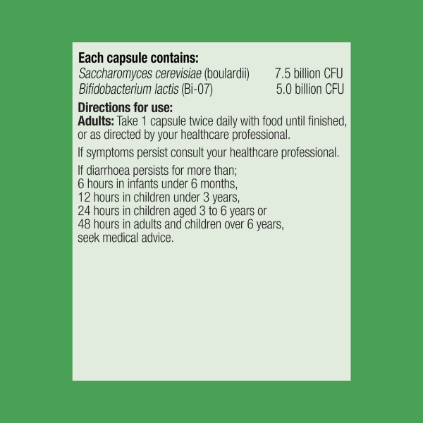 UltraFlora SB Dysbiosis Probiotic 60 Capsules - Image 3