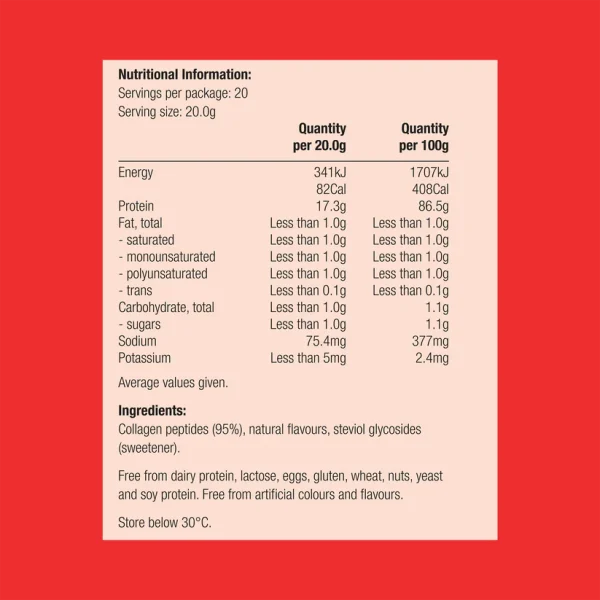 BioPure Collagen Protein Neutral 400g Powder - Image 3