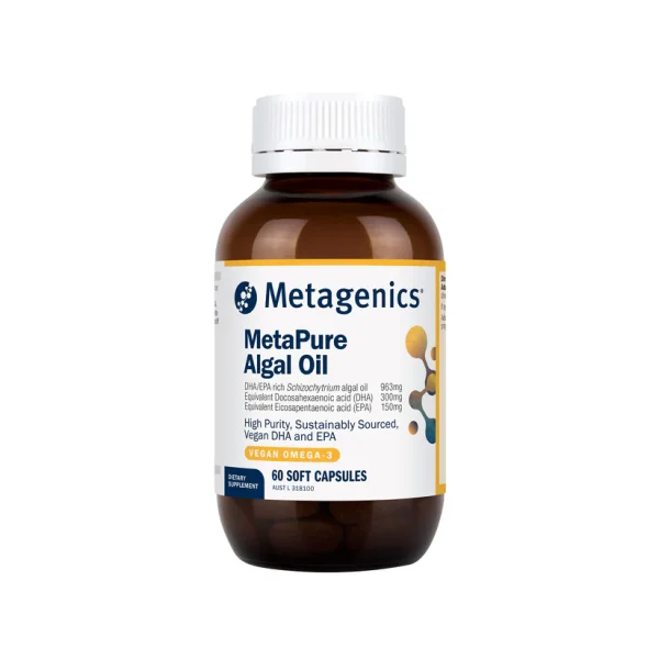 MetaPure Algal Oil 60 Capsules