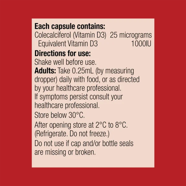 Vitamin D3 90ml Liquid - Image 2